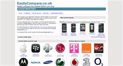 Desktop Screenshot of easilycompare.co.uk