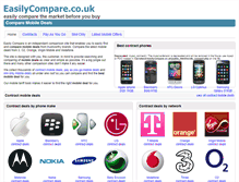 Tablet Screenshot of easilycompare.co.uk